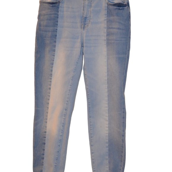 Forever 21 LosAngeles Stretch Two Blues Women Junior Jeans 30/37 - Picture 4 of 10